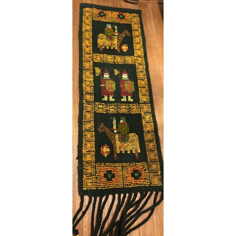 VTG Polish Kilim Wall Hanging Wool